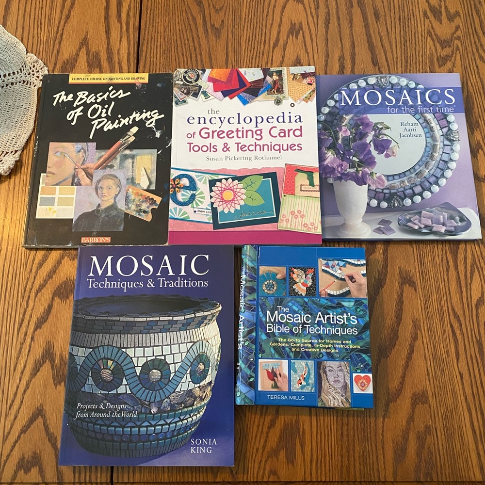 5 Arts & Crafts Books!  New!